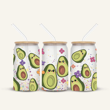 Avocado Glass Cup *FROSTED*